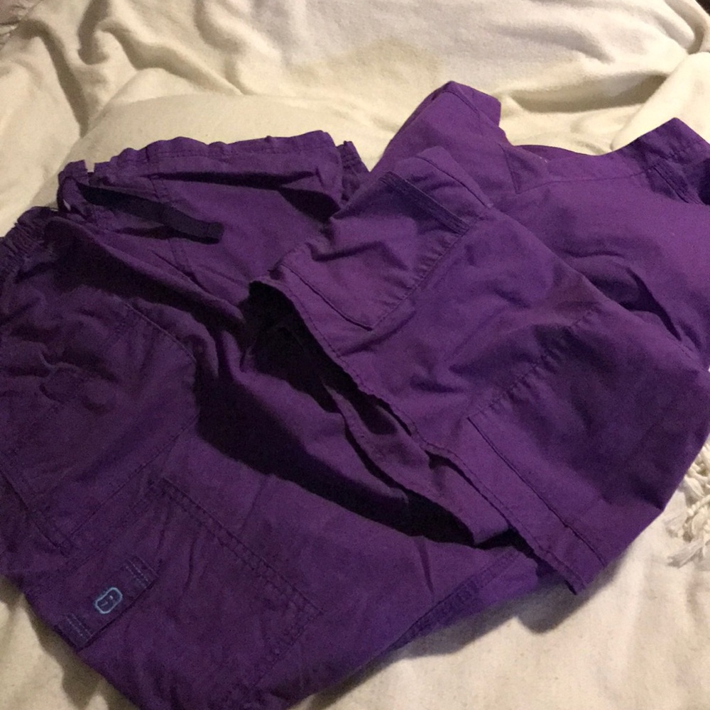 Scrub pants and top